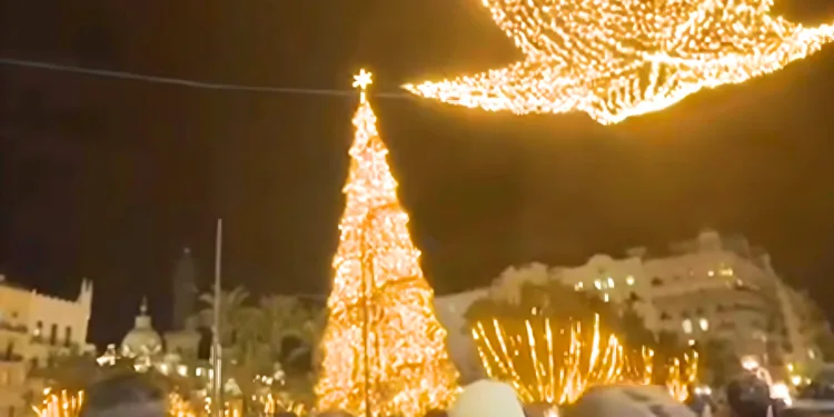 Valencia enciende la Navidad con un homenaje solidario a las víctimas de la DANA 1 Valencia enciende la Navidad con un homenaje solidario a las víctimas de la DANA