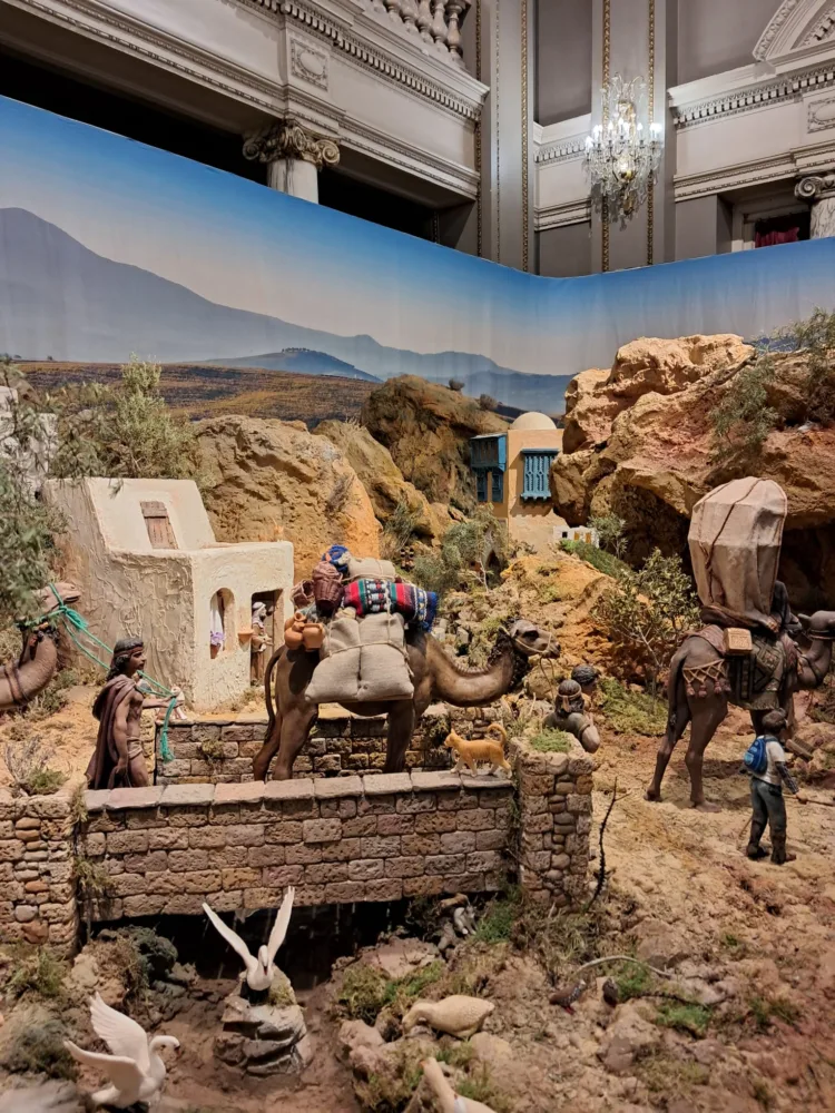 Un belén con voluntarios de la #DANA y estrellas para la esperanza. Así ha sido la inauguración de la navidad en Valencia