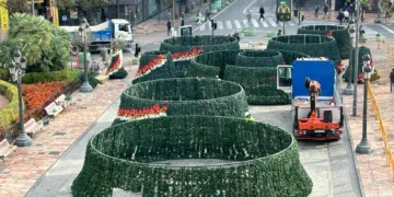 Valencia enciende la Navidad con la “estrella de la solidaridad”