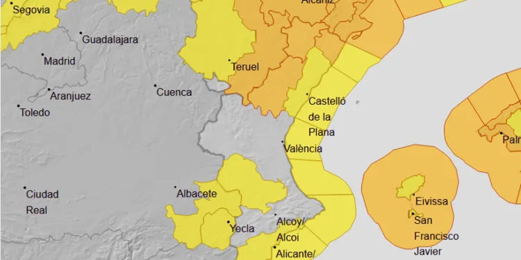 Viento muy fuerte y bajada de temperaturas con posibles nevadas en el interior de Castelló 1 Viento muy fuerte y bajada de temperaturas con posibles nevadas en el interior de Castelló