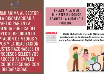 El CERMI anima al sector de la discapacidad a participar en la audiencia pública sobre el acceso al empleo público