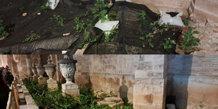 La Calle Micalet cumple 9 meses con el jardín en obras y vallado 1 La Calle Micalet cumple 9 meses con el jardín en obras y vallado