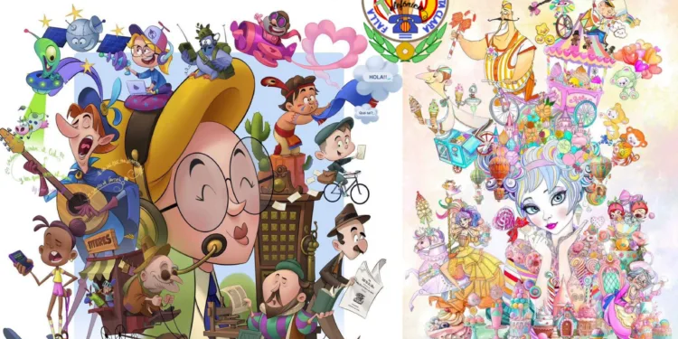 La Falla Telefónica presenta sus proyectos para 2025, la grande milita en 1ªA y la infantil en 1ª