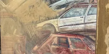 Encuentran en Paiporta un cuadro que predijo la DANA: una impactante obra rescatada del barro