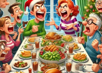 Cómo sobrevivir a la comida navideña con familiares enemigos