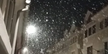 Nieve en el interior de Castello y 77 litros acumulados de lluvia en Oliva