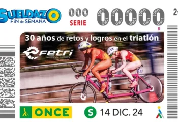 La Federación Española de Triatlón celebra su 30 aniversario en el cupón de la ONCE
