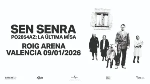 Sen Senra aterriza en el Roig Arena el 9 de enero de 2026 con “PO2054AZ: La Última Misa”, cierre de su trilogía 2 sensera