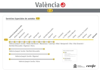 Renfe ajusta los horarios de Cercanías en Valencia a partir del 2 de diciembre