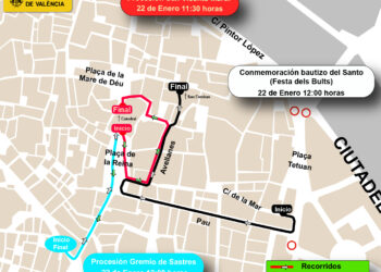 Valencia celebra la Festividad de Sant Vicent Màrtir con Procesiones, Mascletà y Restricciones de Tráfico