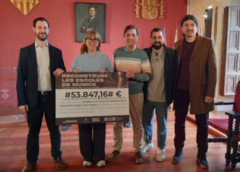 Solidaridad Musical: «Reconstruyendo Escuelas de Música» recauda en Alzira más de 50.000 euros para la DANA