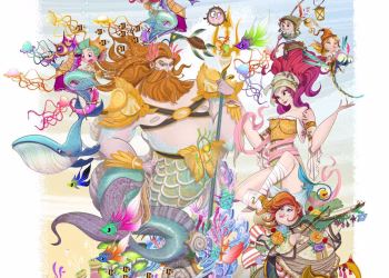 La Falla Centro (Dénia) presenta el boceto de Josué Beitia para este año