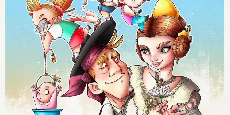 La Falla La Unió (Riba-roja) presenta los bocetos