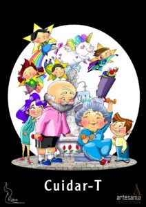 La Falla Plaza Mercado Central presenta el boceto infantil 2 Boceto Falla Mercado Central infantil 2025