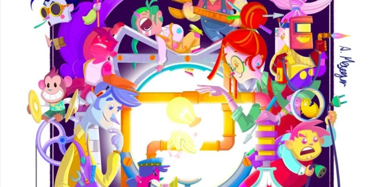 La Falla Camí Nou de Picanya presenta el boceto infantil de Grego Acebedo