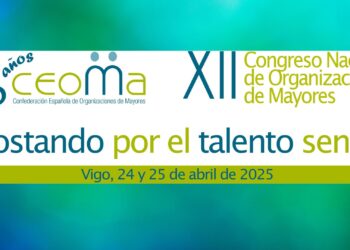 CEOMA: Abiertas inscripciones para participar en el XII Congreso Nacional de Organizaciones de Mayores