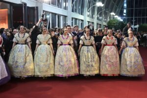 El Palau de la Música de Valencia, vestido de gala para la ocasión, recibe a la Fallera Mayor de Valencia y a su Corte de Honor 9 Corte de Honor en el Palau