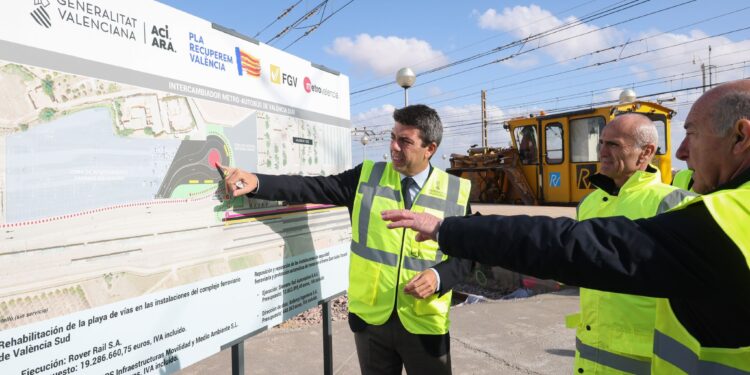La Generalitat abrirá la estación de Valencia Sur de metrovalencia en la primera quincena de febrero y construye un intercambiador con autobús