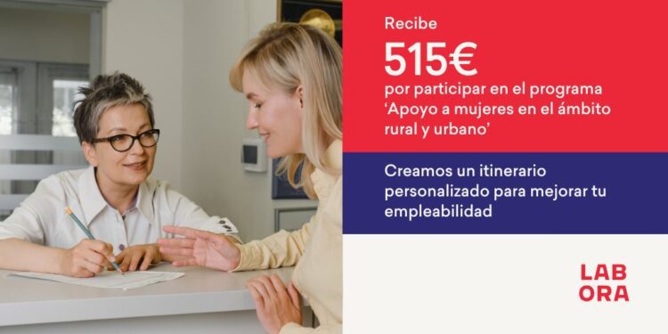 Labora incentiva con 500 euros a las mujeres desempleadas sin formación que realicen un itinerario para mejorar su empleabilidad 1 Labora incentiva con 500 euros a las mujeres desempleadas sin formación que realicen un itinerario para mejorar su empleabilidad
