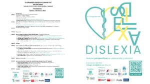 Abiertas inscripciones para el "II Congreso de Dislexia de la Comunitat Valenciana" 2 II Congreso dislexia CV
