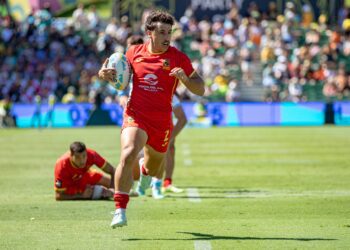 Rugby: España hace historia en Perth, bronce y co-liderato en las HSBC SVNS masculinas