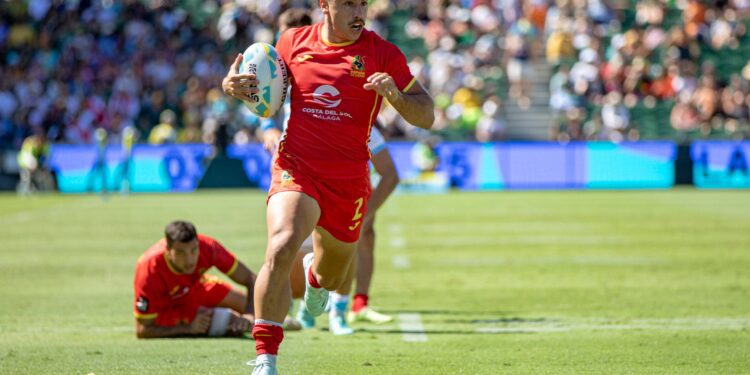 Rugby: España hace historia en Perth, bronce y co-liderato en las HSBC SVNS masculinas