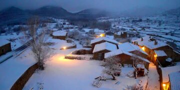 Nieve en todo el interior de la CV, viento, mala mar y agua con intensidad moderada. Un día muy desapacible
