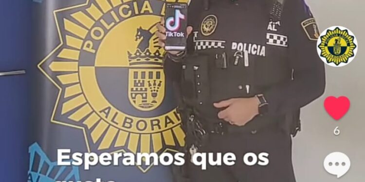 La Policía Local de Alboraya se estrena en Tik Tok para llegar al usuario joven