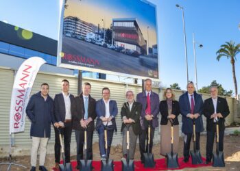 La multinacional alemana Rossmann empieza a construir su nueva sede nacional en Alboraya