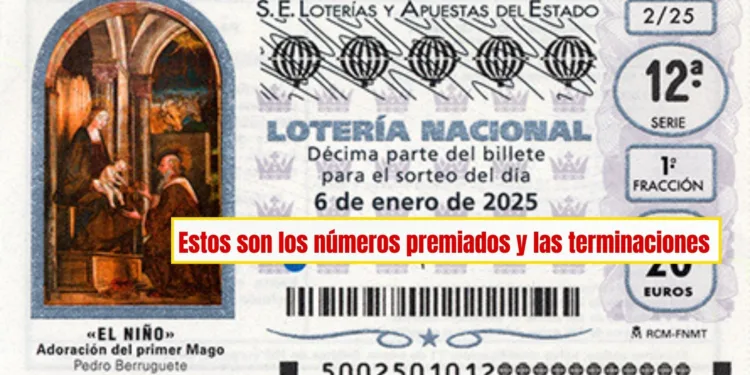 Resultados sorteo lotería del Niño 2025 1 Resultados sorteo lotería del Niño 2025