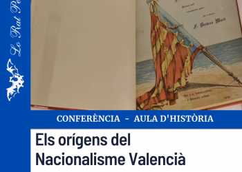 El professor Fernando Millán oferirà una conferència sobre els orígens del nacionalisme valencià en Lo Rat Penat