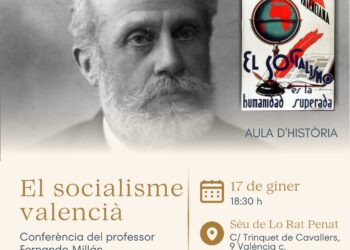 Conferència en Lo Rat Penat sobre els orígens i evolució del socialisme valencià