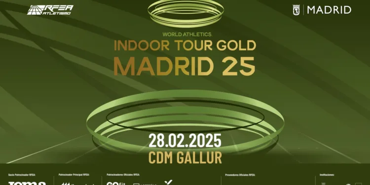 Atletismo: Madrid acogerá la final del "World Athletics Indoor Tour Gold 2025" 1 Atletismo: Madrid acogerá la final del «World Athletics Indoor Tour Gold 2025»