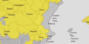 AEMET activa los riesgos por frío intenso para mañana y lluvias a partir del jueves tarde