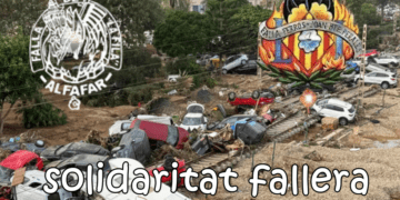 La Falla Hierros de Valencia dona 1.400€ a la falla La Filà de Alfafar