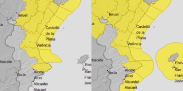 Nueva #DANA. Avisos por lluvias, mala mar y nieve en el interior de Castello