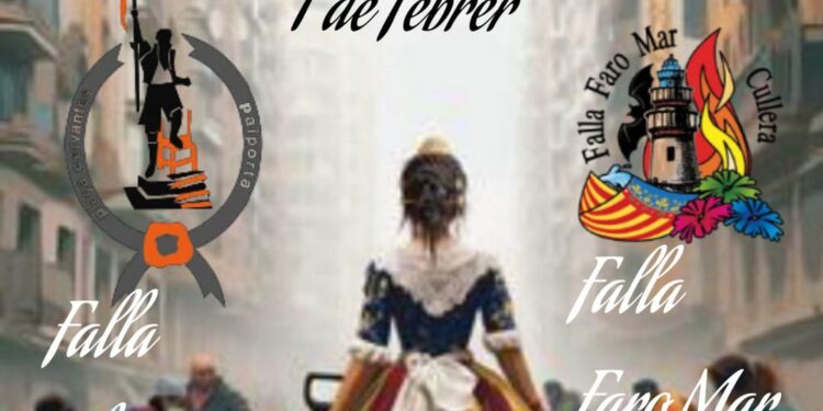 La Falla Faro Mar de Cullera organiza una comida solidaria con una comisión de Paiporta afectada por la Dana