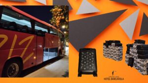 maletas y bus van der valk