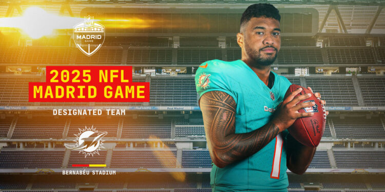 Histórico: La NFL llega a España con los Miami Dolphins en el Bernabéu 1 Histórico: La NFL llega a España con los Miami Dolphins en el Bernabéu