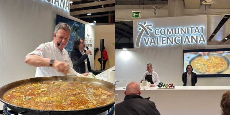 Sueca se exhibe en Madrid Fusión como capital mundial de la paella valenciana 1 Sueca se exhibe en Madrid Fusión como capital mundial de la paella valenciana