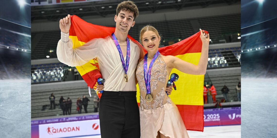 España gana el Oro en danza sobre hielo en la «Universiada de Torino»
