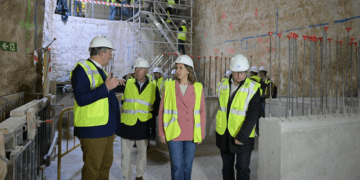 El cañón peatonal de MetroValencia que unirá las estaciones de Xàtiva y Alacant se abrirá a finales de año