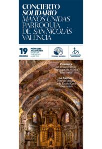 Manos Unidas y San Nicolás se unen en un concierto solidario con el Conservatorio “José Iturbi” y el Coro "Ad Líbitum" 2 Concierto Manos Unidas San Nicolas 1