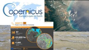 Copernicus satelite DANA Valencia