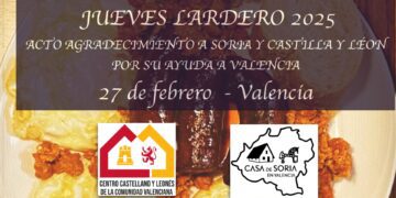 Jueves Lardero 2025: Soria y Valéncia, unidas por la tradición en homenaje a la DANA
