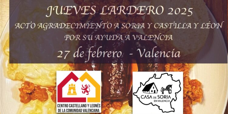 Jueves Lardero 2025: Soria y Valéncia, unidas por la tradición en homenaje a la DANA 1 Jueves Lardero 2025: Soria y Valéncia, unidas por la tradición en homenaje a la DANA