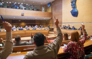 La Diputació de Valéncia impulsa la recuperación del comercio local afectado por la #DANA y reforzar la seguridad de los municipios ante futuras riadas 2 Pleno Diputacion foto Abulaila 15