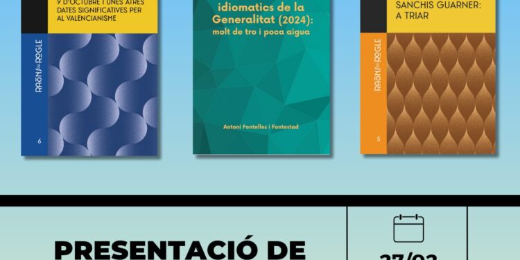 el proxim dijous, 27 de febrer, se presenten tres llibres en l'associacio cultural El Piló de Burjassot