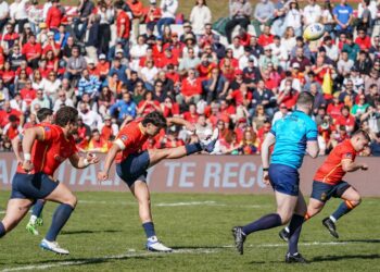 La selección española de Rugby Los Leones que viajan a Portugal para disputar las semifinales del REC