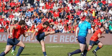 La selección española de Rugby Los Leones que viajan a Portugal para disputar las semifinales del REC